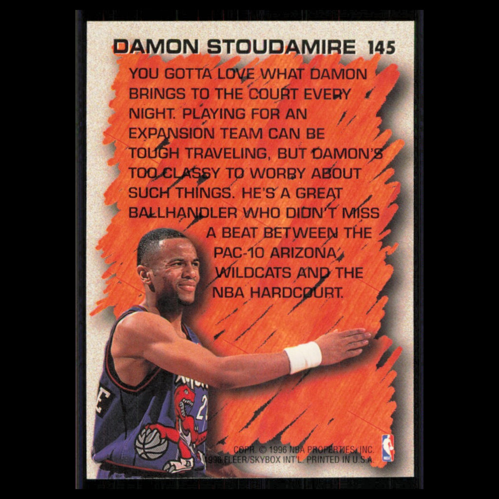 Damon Stoudamire #145 1996 Fleer Toronto Raptors Basketball Card NBA NM