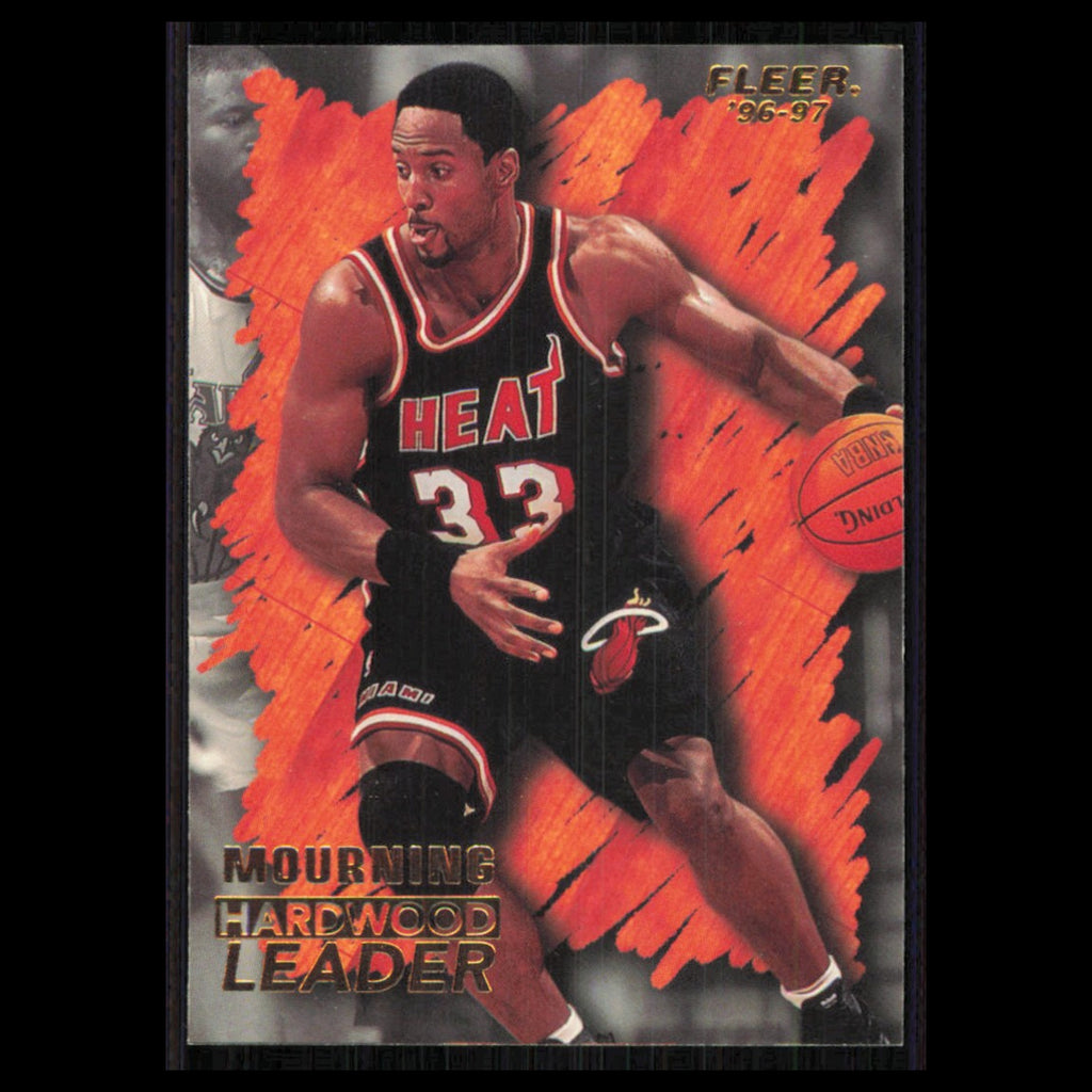 Alonzo Mourning #133 1996 Fleer Miami Heat Basketball Card NBA NM