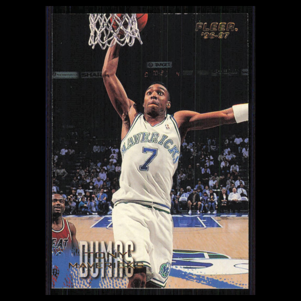 Tony Dumas #170 1996 Fleer Dallas Mavericks Basketball Card NBA NM