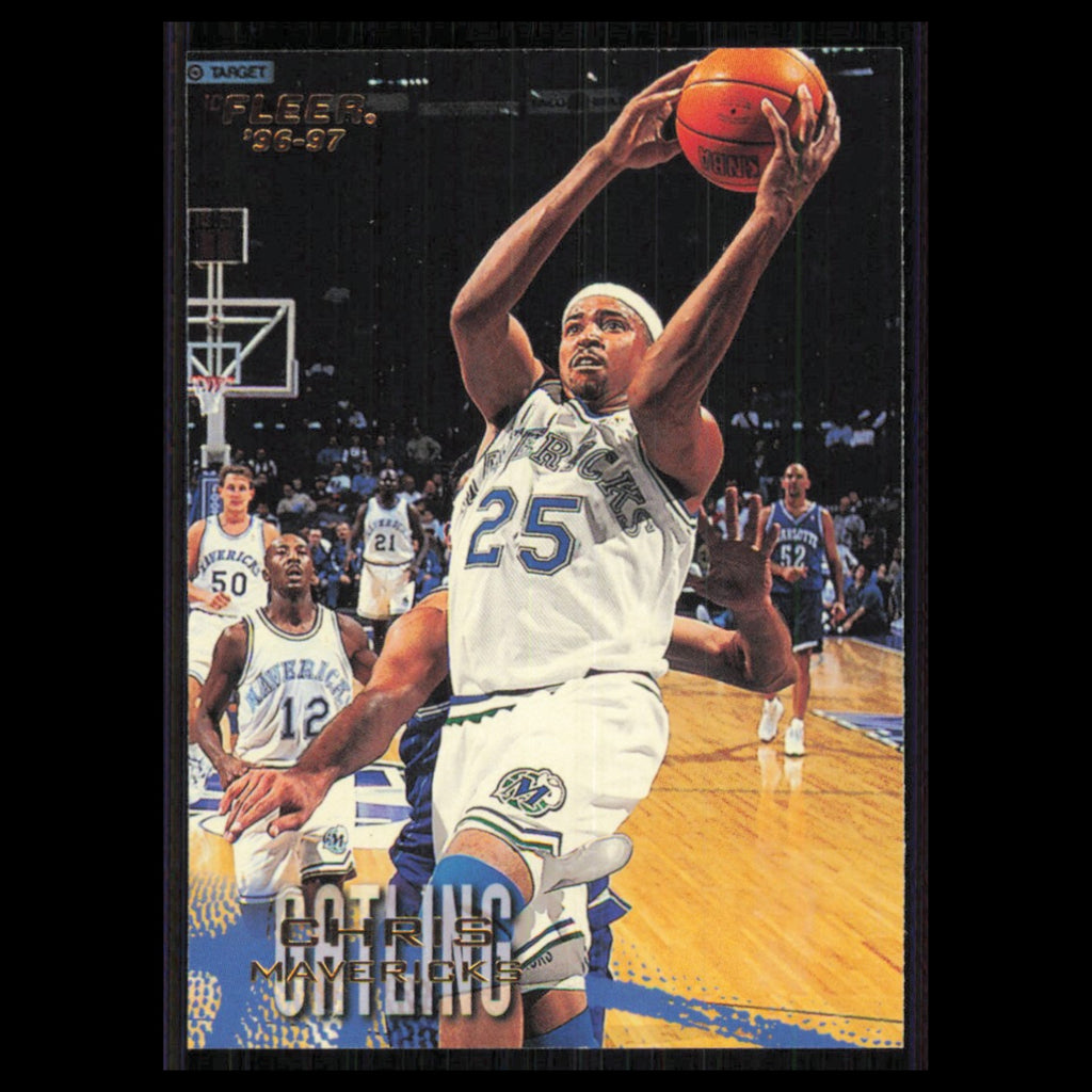 Chris Gatling #171 1996 Fleer Dallas Mavericks Basketball Card NBA NM