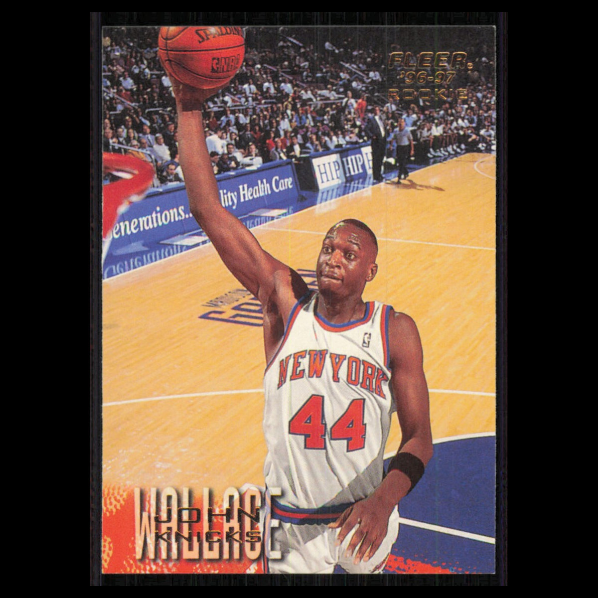 John Wallace Rookie #228 1996 Fleer New York Knicks Basketball Card NBA NM