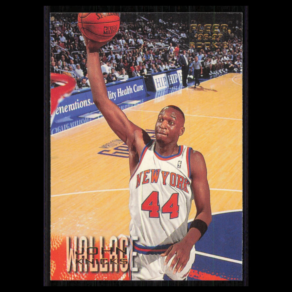 John Wallace Rookie #228 1996 Fleer New York Knicks Basketball Card NBA NM