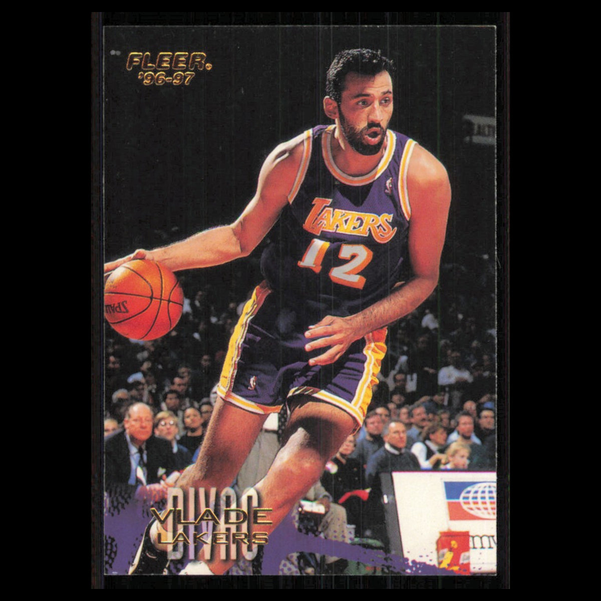 Vlade Divac #54 1996 Fleer Los Angeles Lakers Basketball Card NBA NM