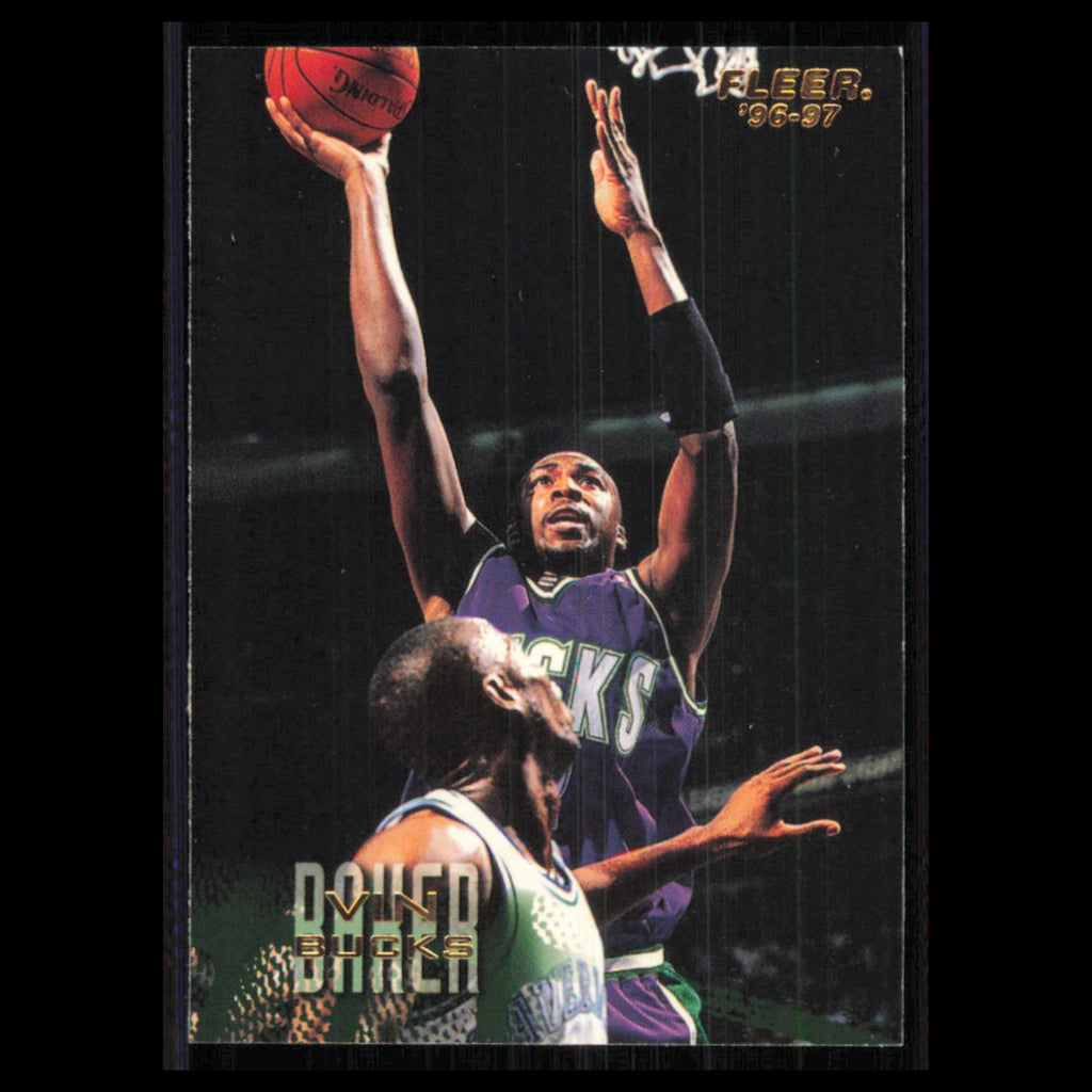 Vin Baker #61 1996 Fleer Milwaukee Bucks Basketball Card NBA NM