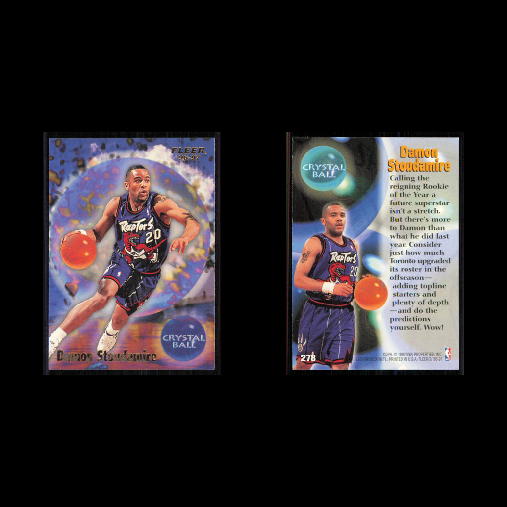 Damon Stoudamire #278 1996 Fleer Toronto Raptors Basketball Card NBA NM