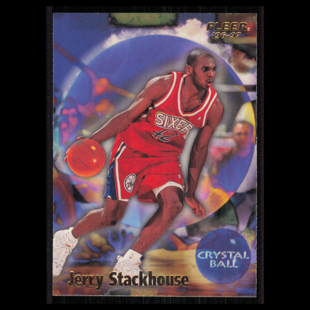 Jerry Stackhouse #277 1996 Fleer Philadelphia 76ers Basketball Card NBA NM