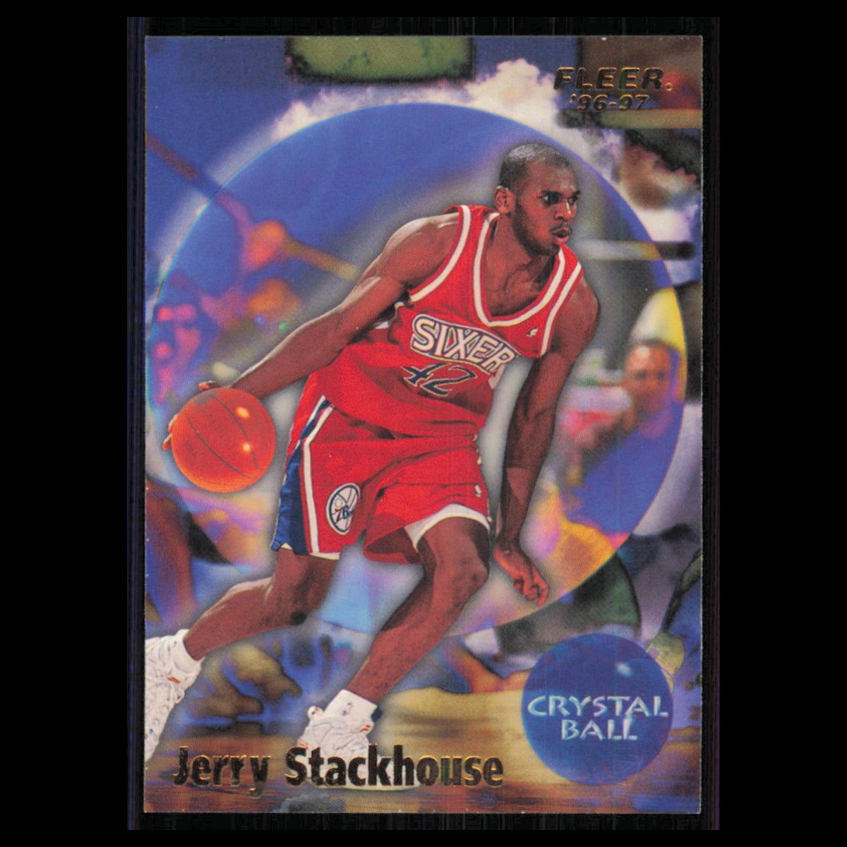 Jerry Stackhouse #277 1996 Fleer Philadelphia 76ers Basketball Card NBA NM