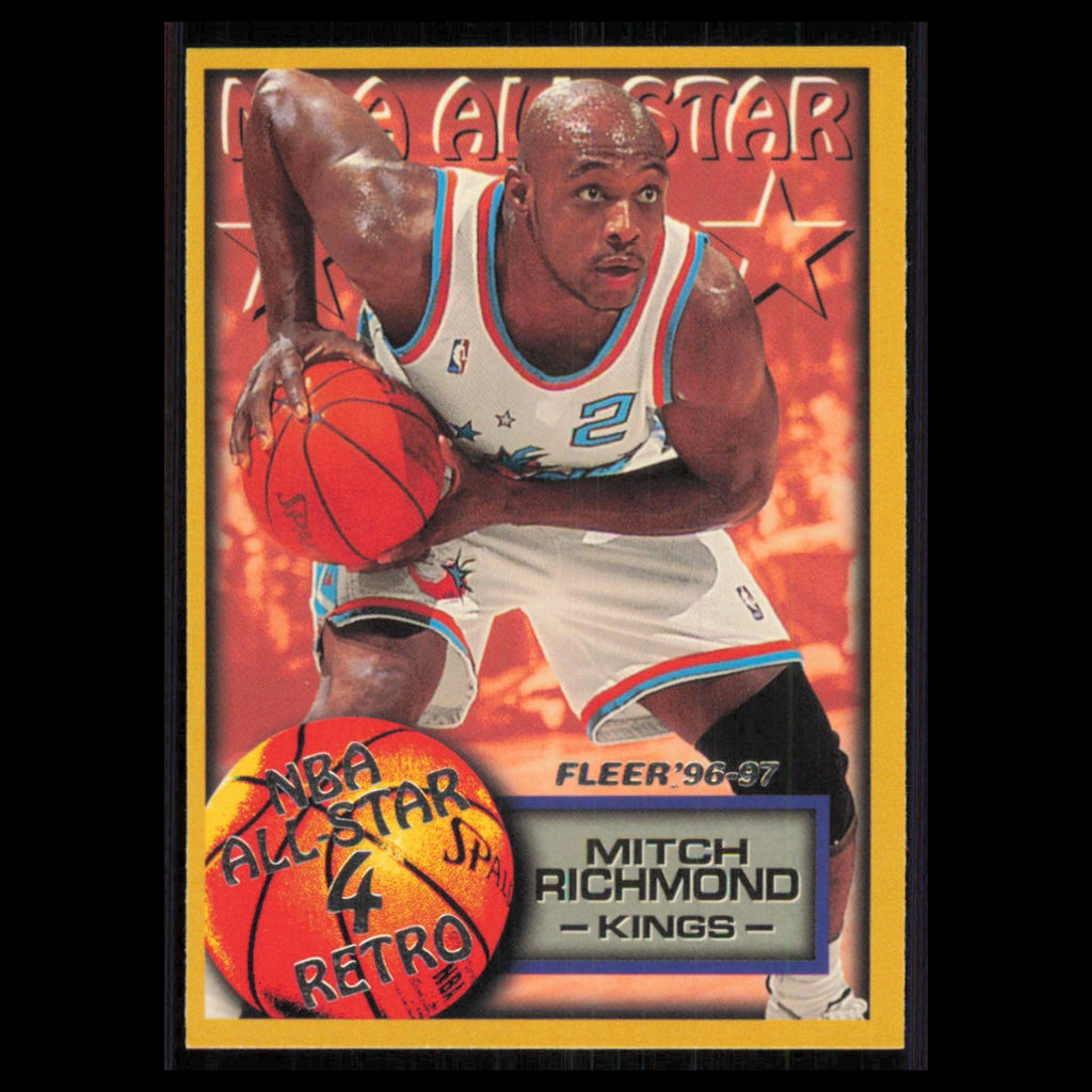 Mitch Richmond #290 1996 Fleer Sacramento Kings Basketball Card NBA NM