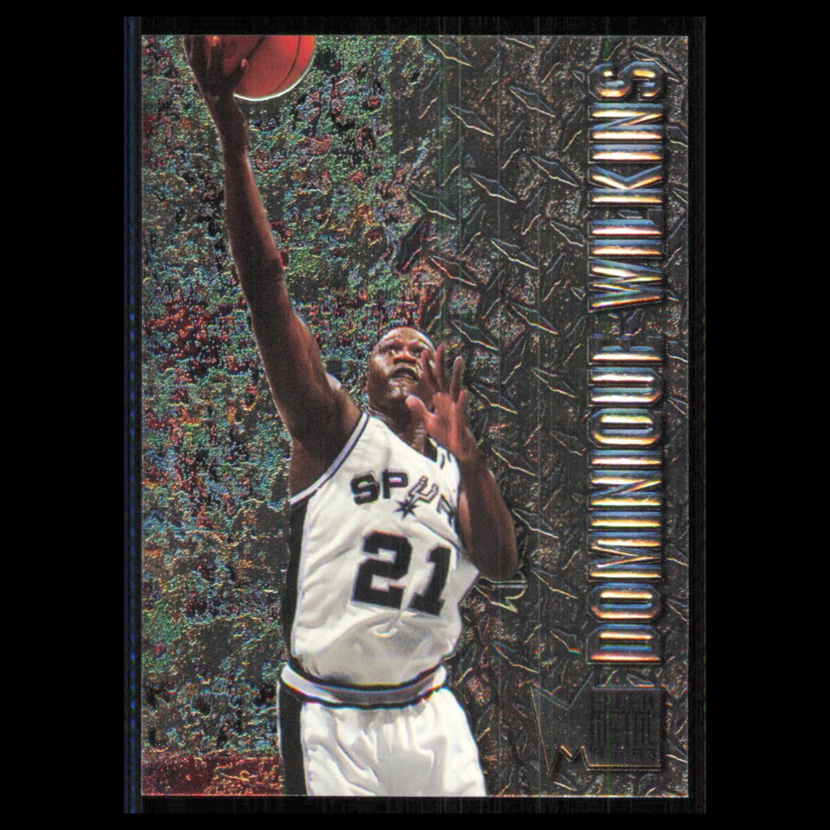 Dominique Wilkins #212 1996 Fleer Metal San Antonio Spurs Basketball Card NBA NM