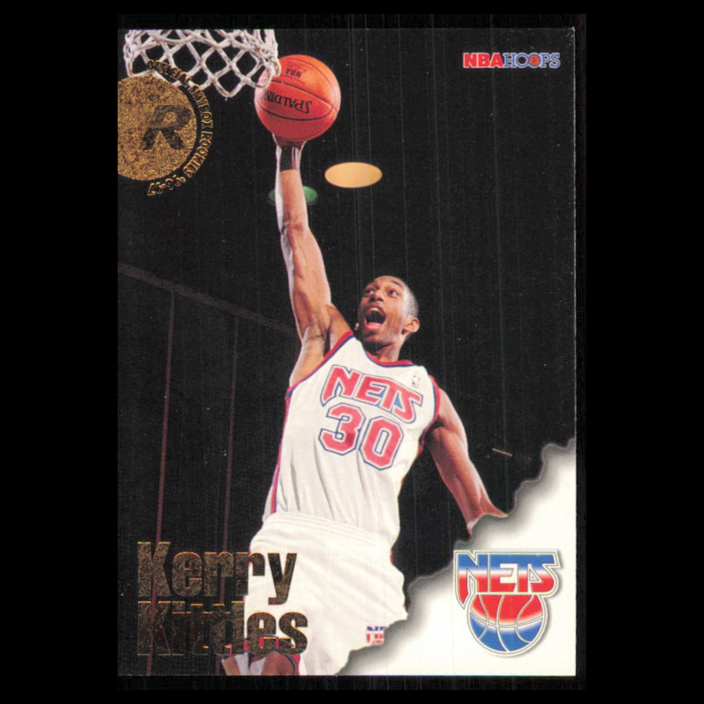 Kerry Kittles Rookie #297 1996 Hoops New Jersey Nets Basketball Card NBA NM