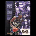 Vin Baker #42 1996 Hoops Milwaukee Bucks Basketball Card NBA NM