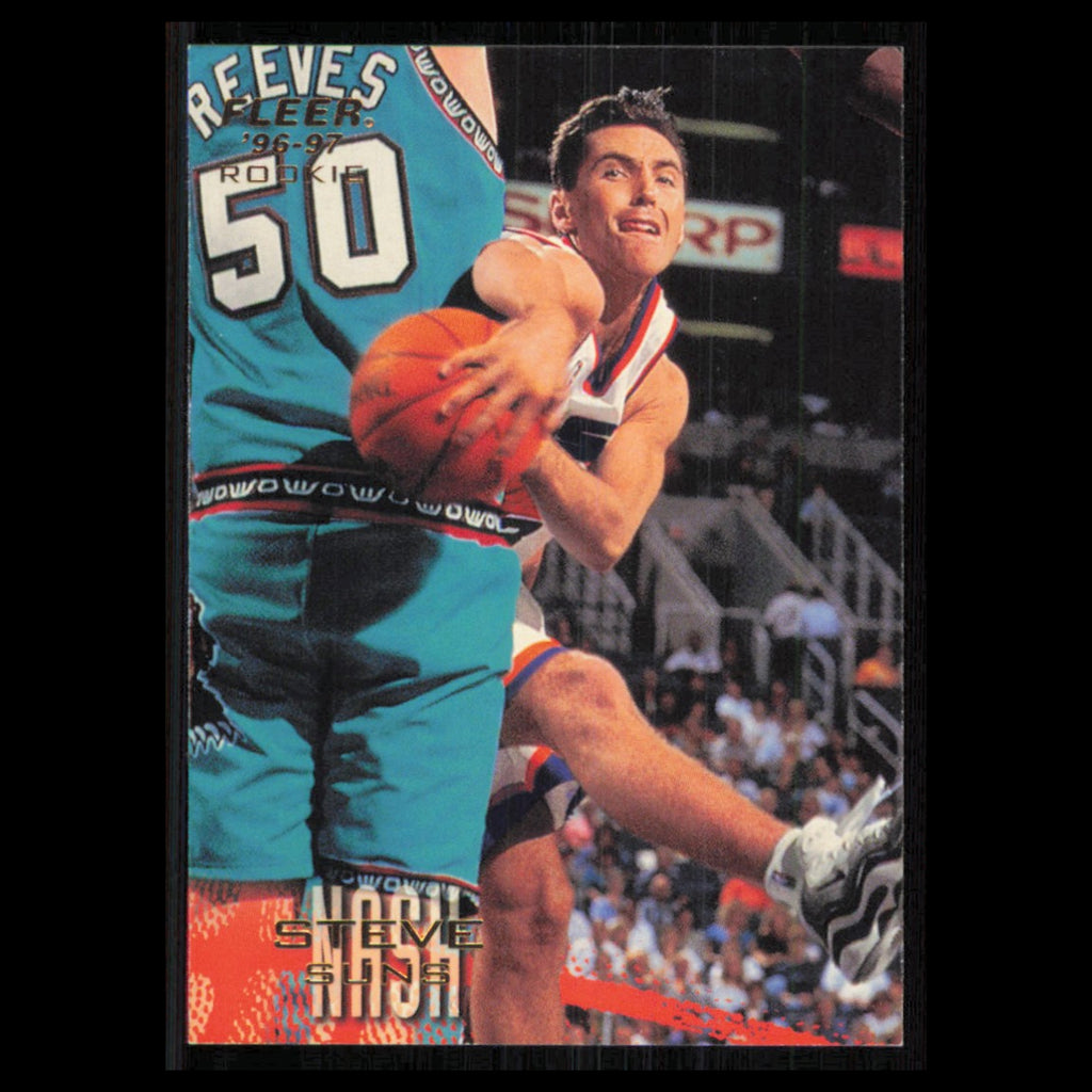 Steve Nash Rookie #239 1996 Fleer Phoenix Suns Basketball Card NBA NM