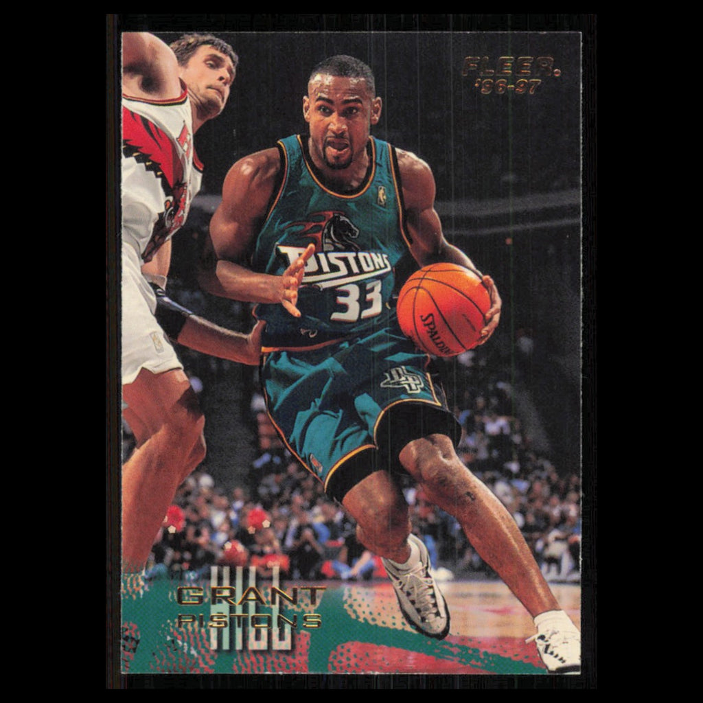 Grant Hill #180 1996 Fleer Detroit Pistons Basketball Card NBA NM