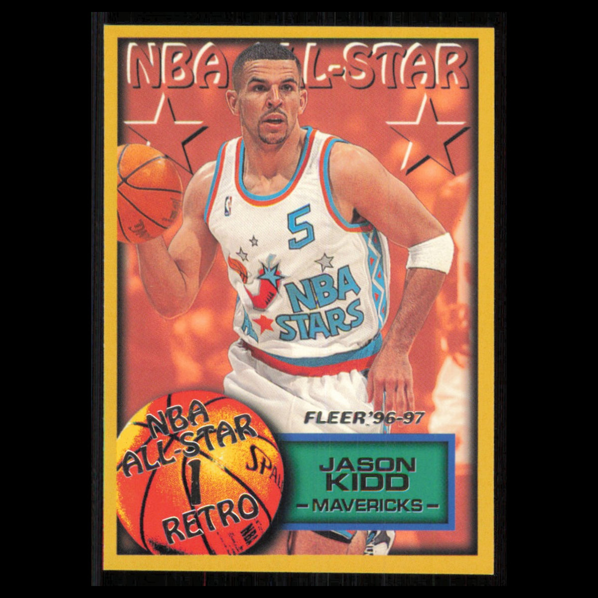 Jason Kidd #298 1996 Fleer Dallas Mavericks Basketball Card NBA NM