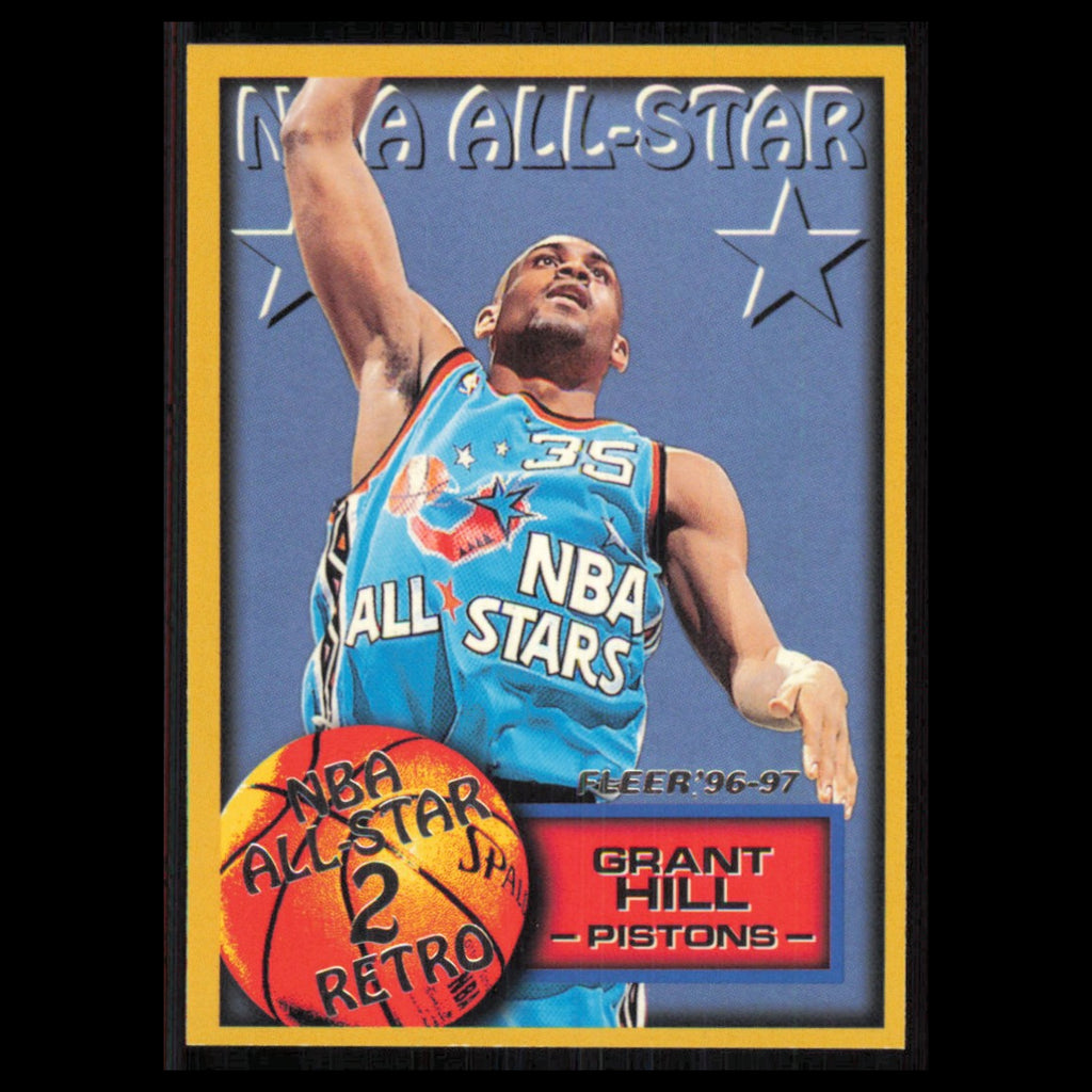 Grant Hill #295 1996 Fleer Detroit Pistons Basketball Card NBA NM