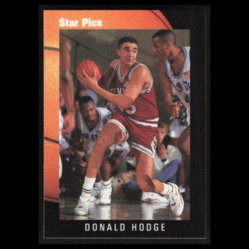 Donald Hodge #48 1991 Star Pics Temple Owls Basketball Card NBA NM
