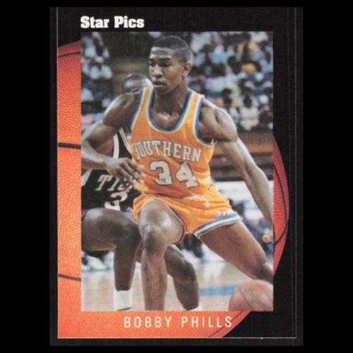 Bobby Phills #29 1991 Star Pics Southern Jaguars Basketball Card NBA NM