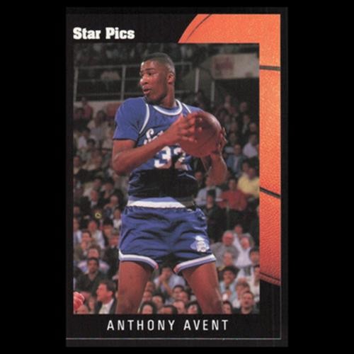 Anthony Avent #24 1991 Star Pics Seton Hall Pirates Basketball Card NBA NM