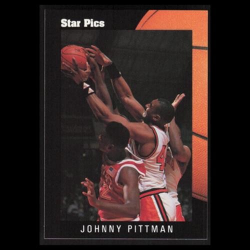Johnny Pittman #23 1991 Star Pics Oklahoma State Cowboys Basketball Card NBA NM