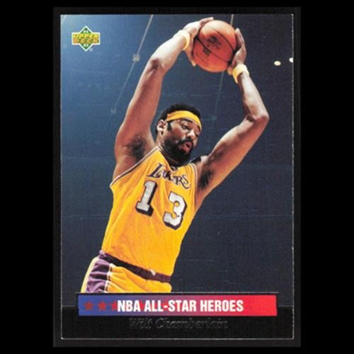 Wilt Chamberlain #3 1992 Upper Deck NBA All-Star Los Angeles Lakers Basketball