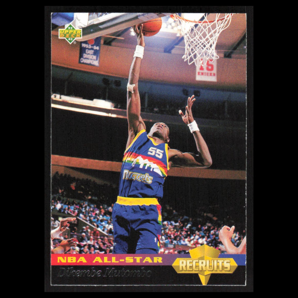 Dikembe Mutombo #33 1992 Upper Deck NBA All-Star Denver Nuggets Basketball Card