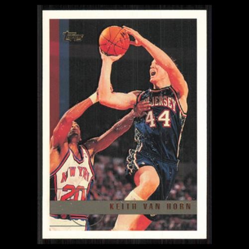 Keith Van Horn Rookie #118 1997 Topps New Jersey Nets Basketball Card NBA NM