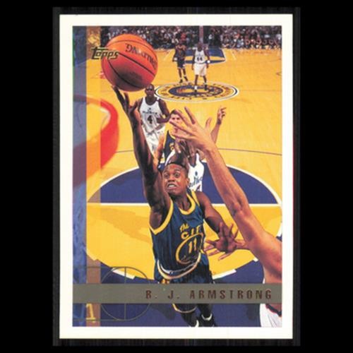 B.J. Armstrong #69 1997 Topps Golden State Warriors Basketball Card NBA NM