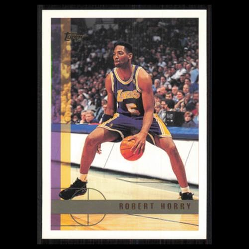 Robert Horry #95 1997 Topps Los Angeles Lakers Basketball Card NBA NM