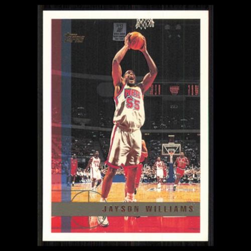 Jayson Williams #48 1997 Topps New Jersey Nets Basketball Card NBA NM