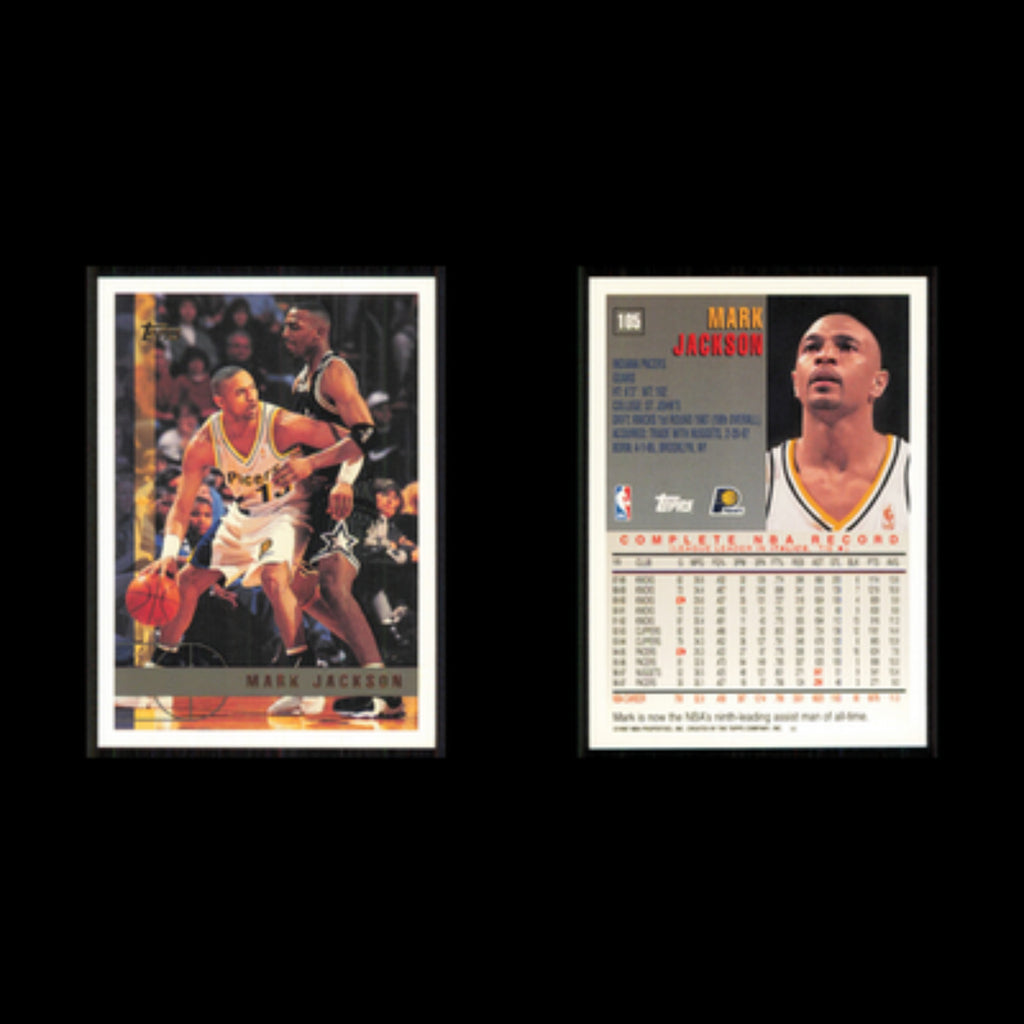 Mark Jackson #105 1997 Topps Indiana Pacers Basketball Card NBA NM