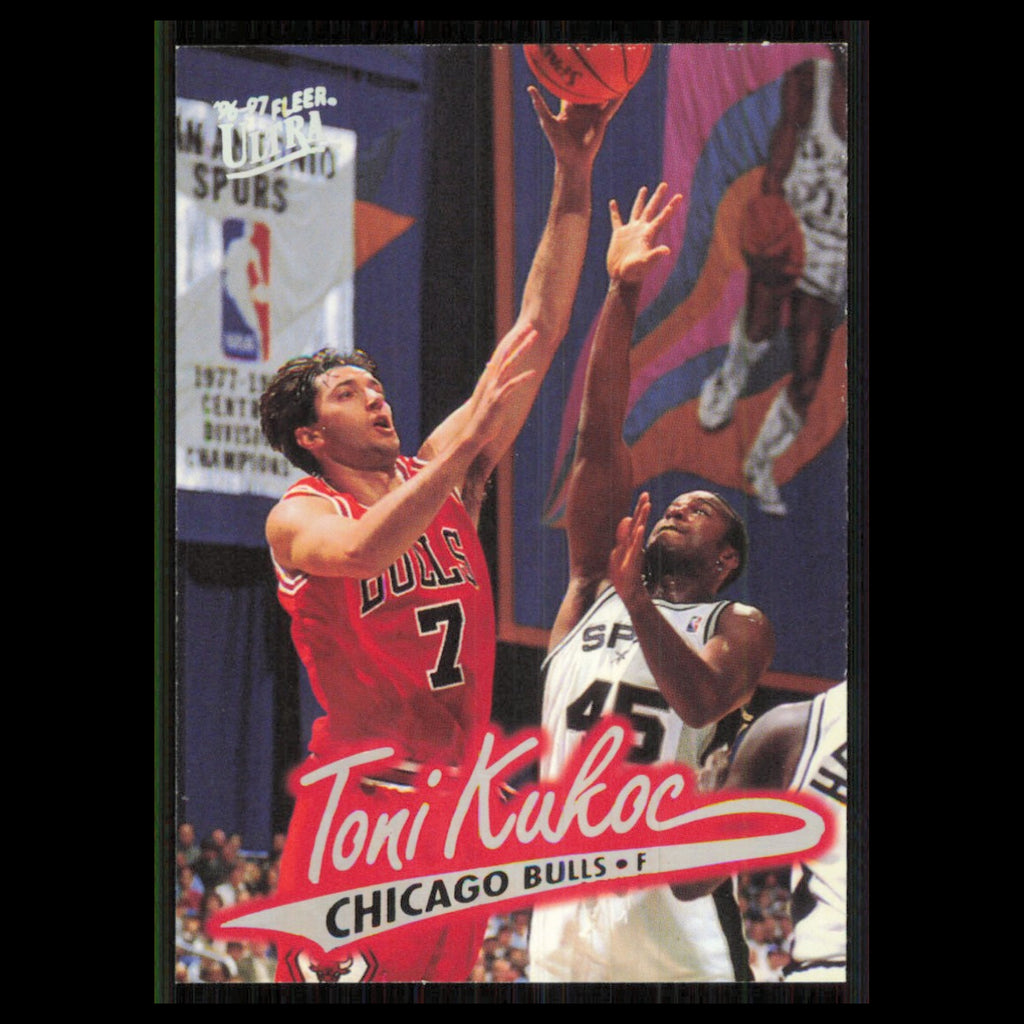 Toni Kukoc #17 1996 Fleer Ultra Chicago Bulls Basketball Card NBA NM