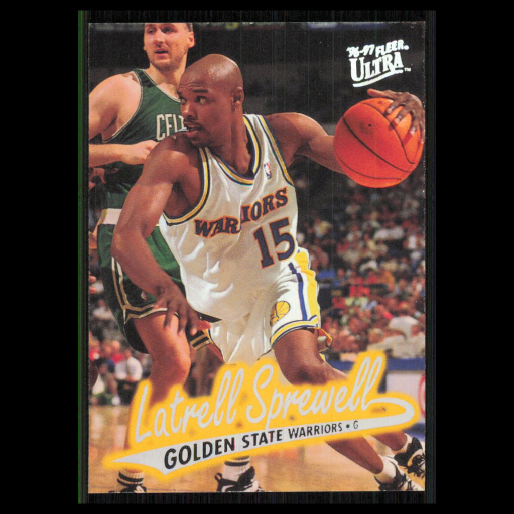 Latrell Sprewell #38 1996 Fleer Ultra Golden State Warriors Basketball Card NBA
