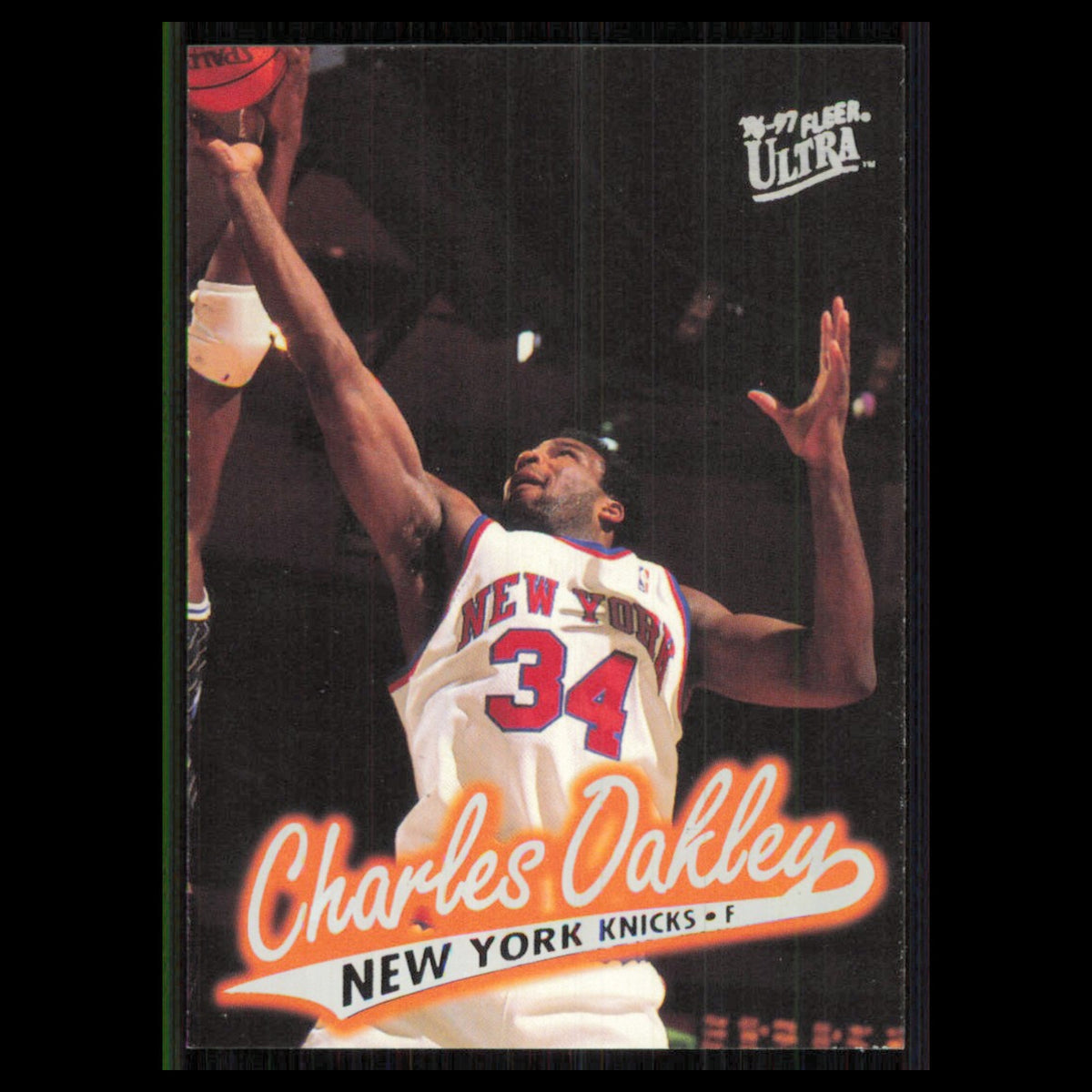 Charles Oakley #74 1996 Fleer Ultra New York Knicks Basketball Card NBA NM