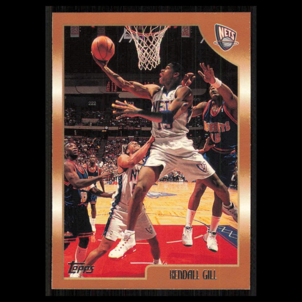 Kendall Gill #95 1998 Topps New Jersey Nets Basketball Card NBA NM