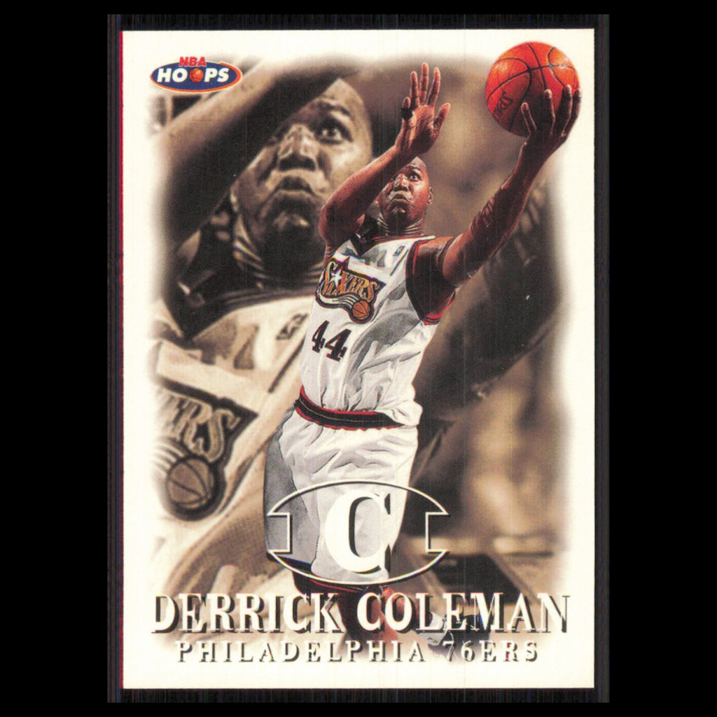 Derrick Coleman #21 1998 Hoops Philadelphia 76ers Basketball Card NBA NM