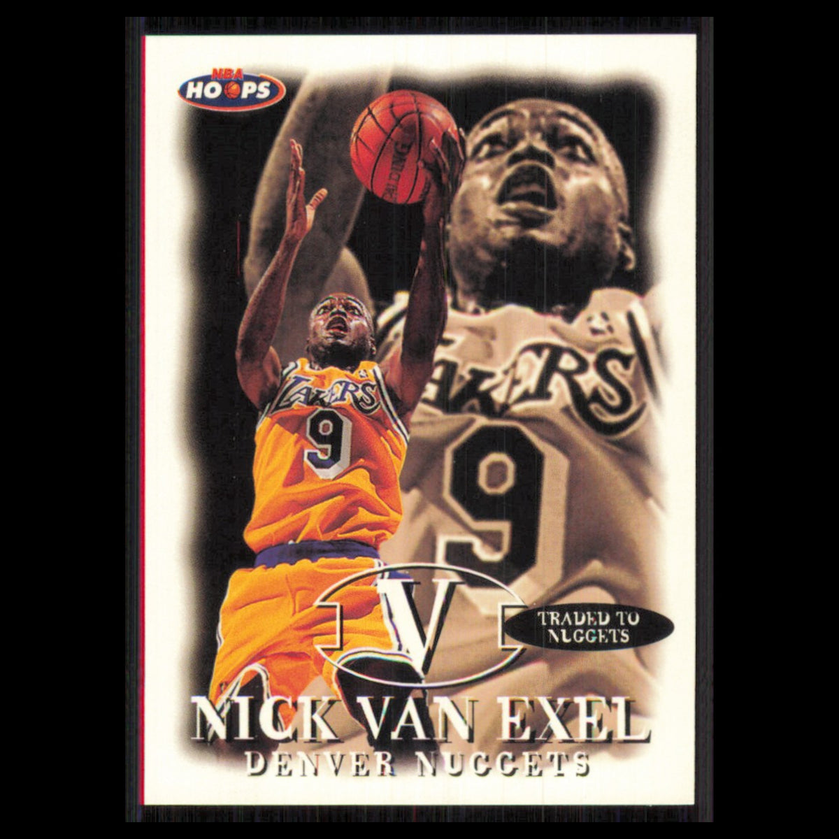 Nick Van Exel #112 1998 Hoops Denver Nuggets Basketball Card NBA NM