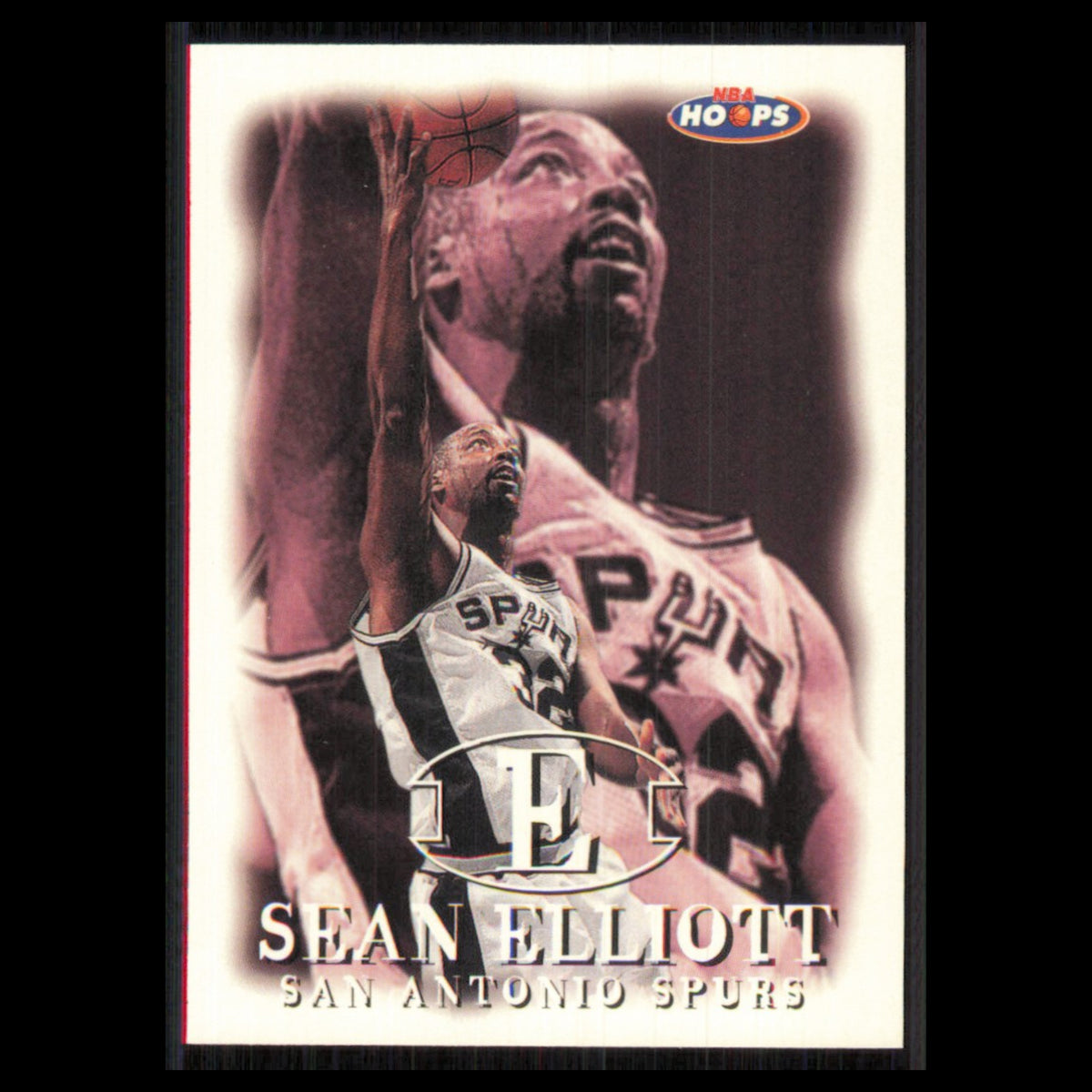 Sean Elliott #62 1998 Hoops San Antonio Spurs Basketball Card NBA NM