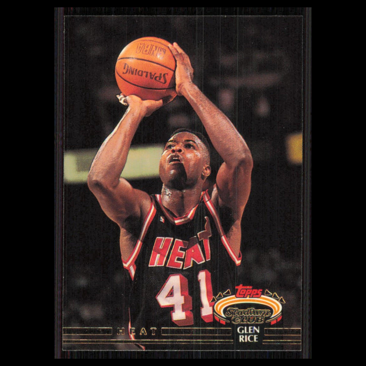 Glen Rice #180 1992 Topps Stadium Club Miami Heat Basketball Card NBA NM