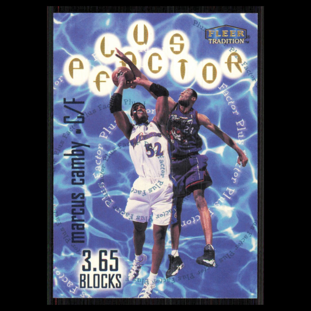 Marcus Camby #136 1998 Fleer Tradition Toronto Raptors Basketball Card NBA NM