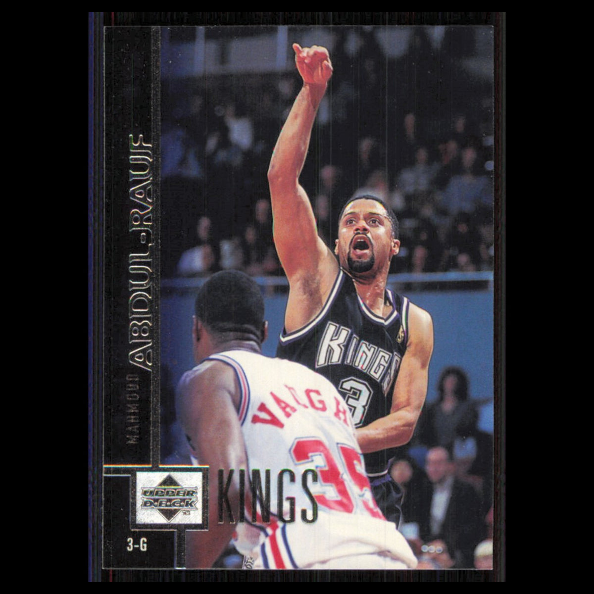 Mahmoud Abdul-Rauf #106 1997 Upper Deck Sacramento Kings Basketball Card NBA NM