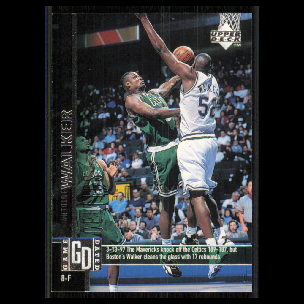 Antoine Walker #6 1997 Upper Deck Boston Celtics Basketball Card NBA NM