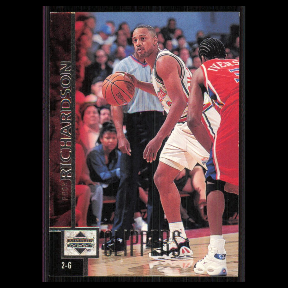 Pooh Richardson #237 1997 Upper Deck Los Angeles Clippers Basketball Card NBA NM