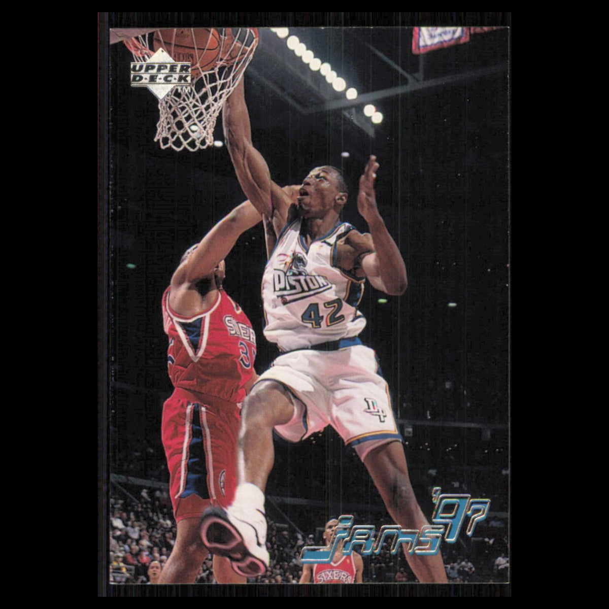 Theo Ratliff #143 1997 Upper Deck Detroit Pistons Basketball Card NBA NM