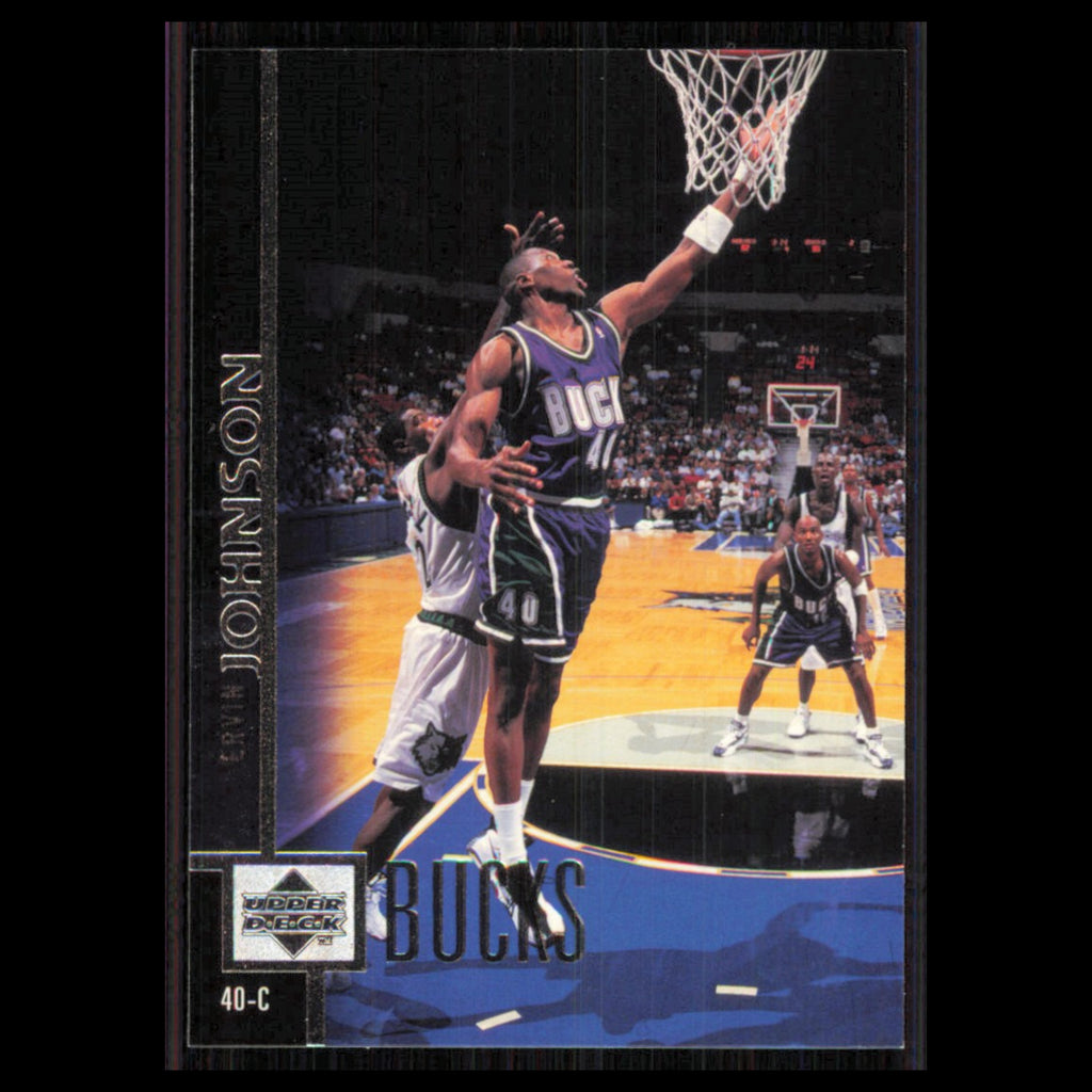 Ervin Johnson #251 1997 Upper Deck Milwaukee Bucks Basketball Card NBA NM