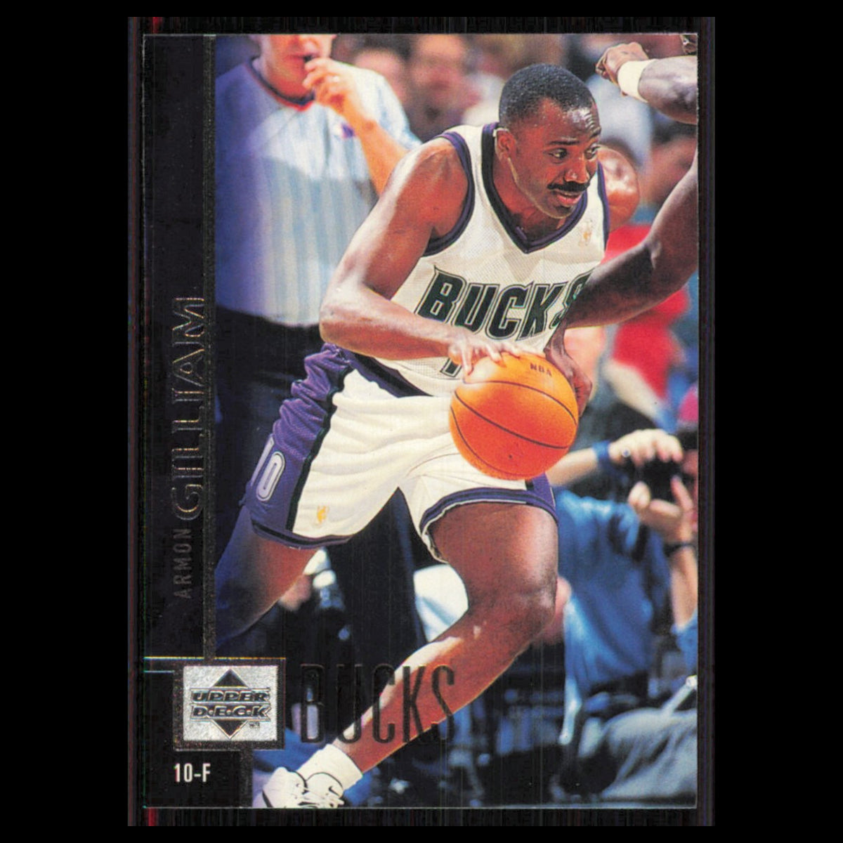 Armon Gilliam #71 1997 Upper Deck Milwaukee Bucks Basketball Card NBA NM