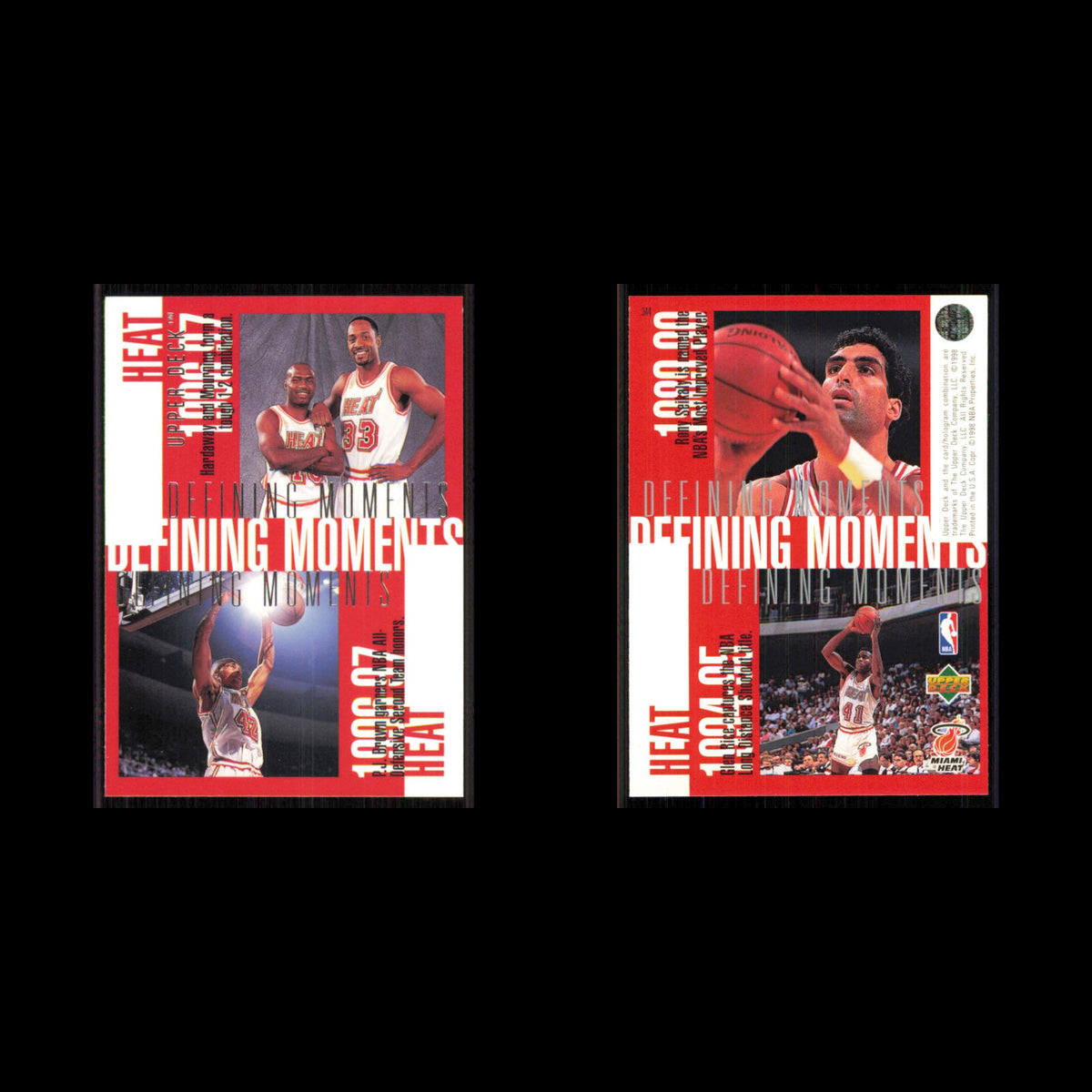 Alonzo Mourning #344 1998 Upper Deck Miami Heat Basketball Card NBA NM