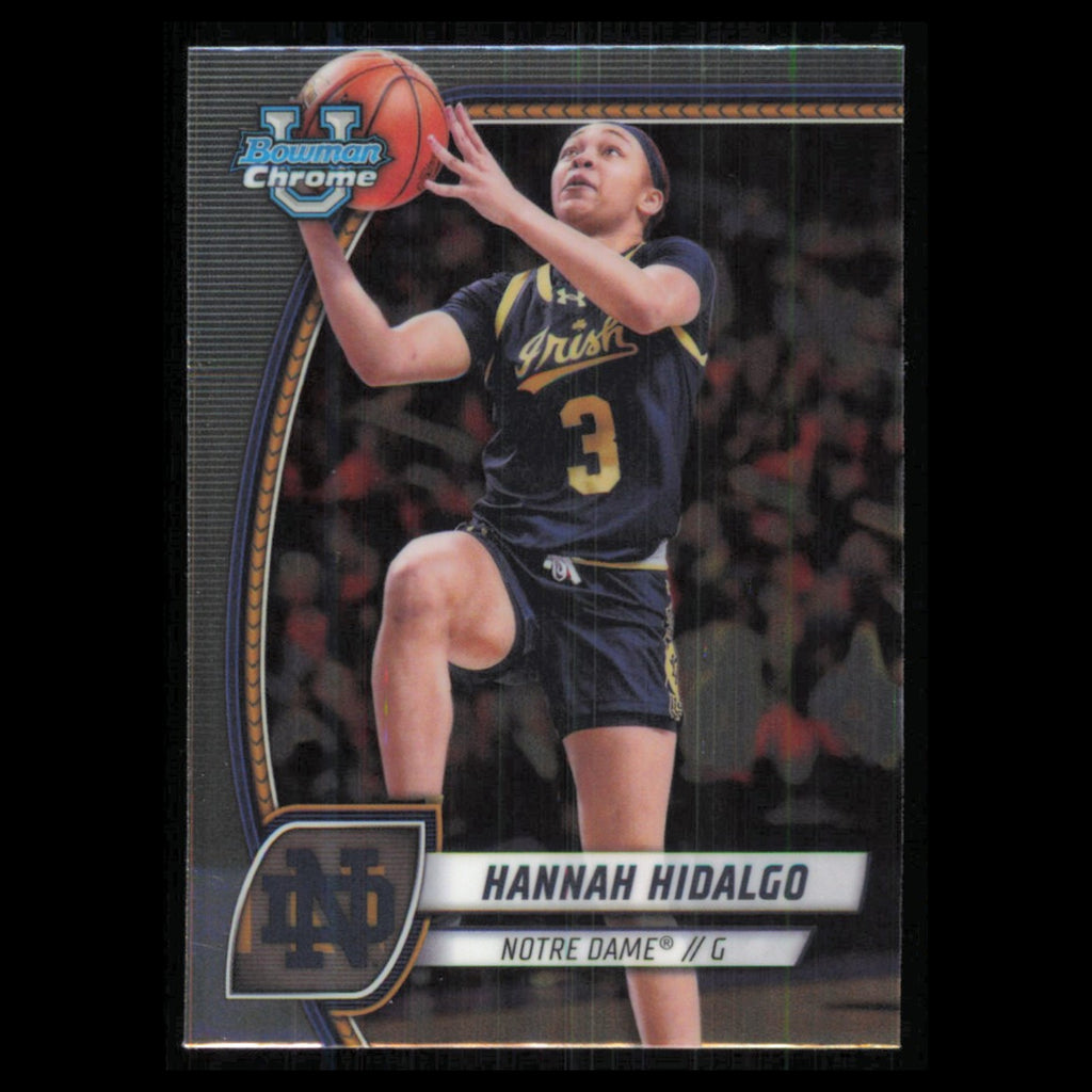 Hannah Hidalgo #26 2024 Bowman University Chrome Notre Dame Fighting Irish Card