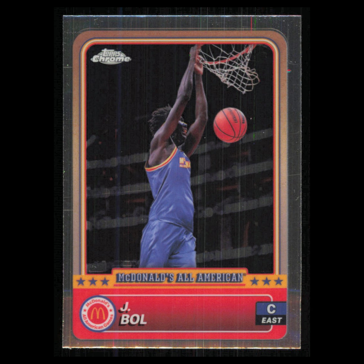 J. Bol #26 2024 Topps Chrome McDonalds All American Basketball Card NBA NM