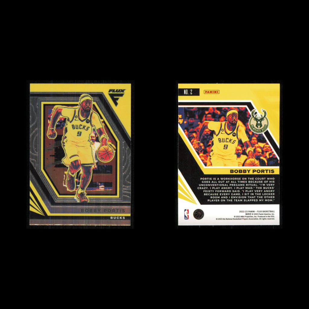 Bobby Portis #2 2022 Panini Flux Milwaukee Bucks Basketball Card NBA NM