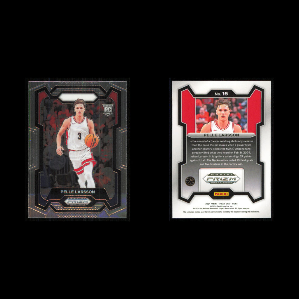 Pelle Larsson Rookie #16 2024 Panini Prizm Draft Picks Basketball Card NBA NM